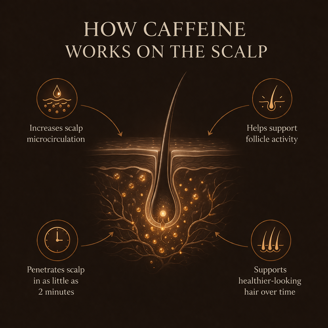 Hair Growth Thickening Caffeine + Niacinamide Shampoo